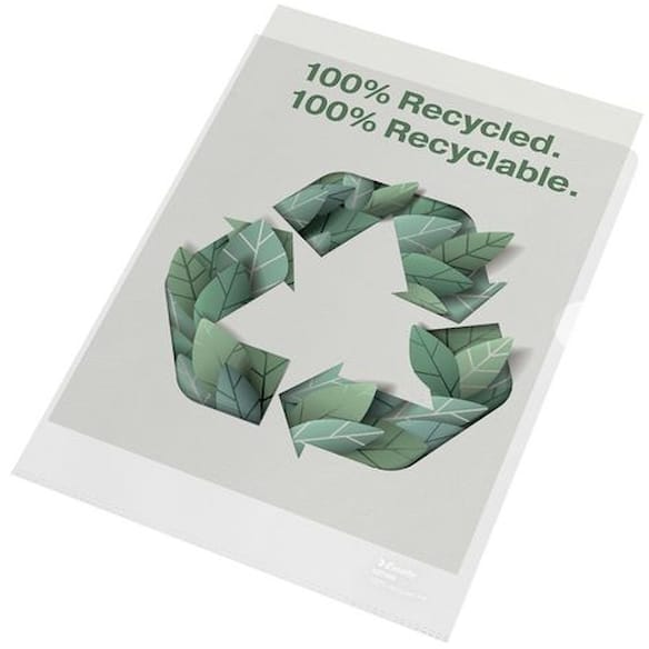 Plastomslag ESSELTE recycl A4 100my(100)