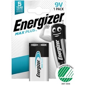 Batteri ENERGIZER Max Plus E 9V
