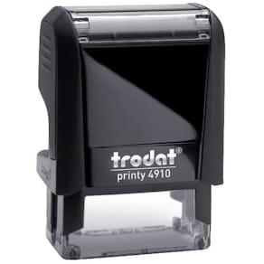 Textstempel Trodat Printy 4910, Gutschein, max. 3 Zeilen, schwarz