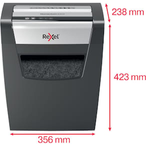 Papiervernietiger Rexel Momentum X410, zwart