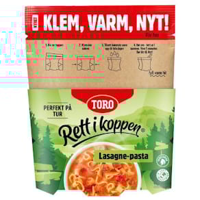 Lasagnepasta TORO Rett i koppen
