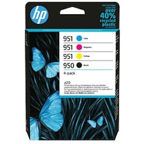 HP 950 Black / 951 CMY Original Ink Cartridges 4-pack Bliste