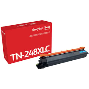 EVERYDAY Cyan Toner replaces Brother TN248XLC, High Capacity