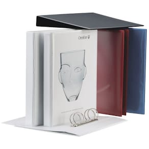 Ringpärm A4 Vit, PP-plast, ficka fram/bak, 57mm rygg