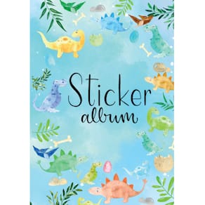 Stickeralbum Avery Zweckform Kids A5, Dino, 10 Seiten, sortiert
