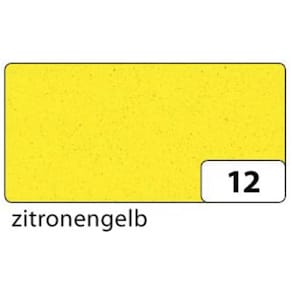 Moosgummi Folia, 2 mm, zitronengelb, 20 x 29 cm