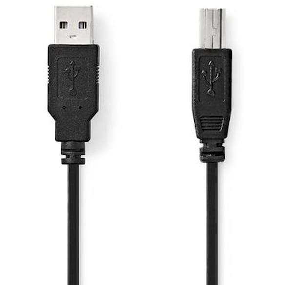 Kabel Nedis USB-A til USB-B 2m