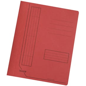 Schnellhefter Falken, A4, intensivrot, Manila