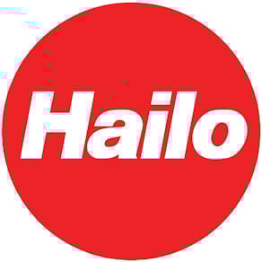 Sicherheits-Stehleiter Hailo L100 TopLine, 5 Stufen, silber