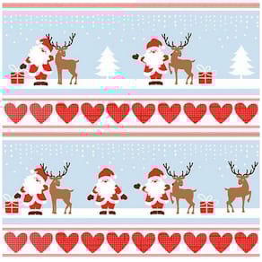 Servett Lovely Santa 3-lags33x33cm 20/fp
