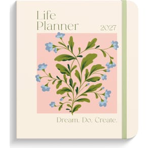 Burde Life Planner Delicate Flowers 2027