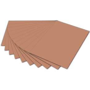 Tonpapier Folia, 50 x 70 cm, hellbraun, 130 g/m², 10 Blatt