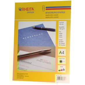 Bewerbungspapier RHEITA, A4, 100 g/m², weiß, 35 Blatt