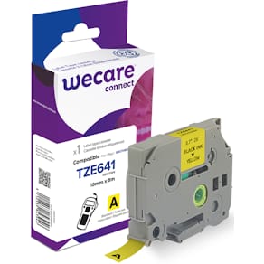 Märkband Wecare TZe 18mm sv/gu