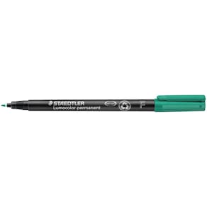 OH-Penna Staedtler Lumocolor Grön, fine, permanent, 10st