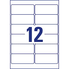 Universal-Etiketten Avery Zweckform, 99,1 x 42,3 mm, weiß
