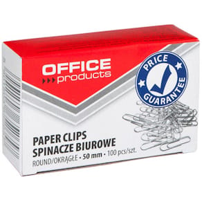 Papierklemmen, 50 mm, gegalvaniseerd, doos van 100 stuks