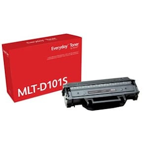 EVERYDAY Black Toner replaces Samsung MLT-D101S, Standard ca