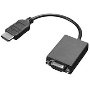 Lenovo - Videokort - HDMI hane till HD-15 (VGA) hona - 20 cm