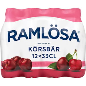 Dryck RAMLÖSA Körsbär 33cl pet