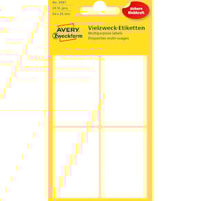 Avery manuel etiket 54x35mm (24)
