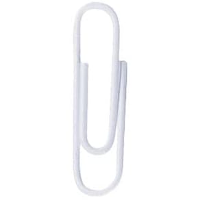 Büroklammern ALCO 259-10, weiß, 26 mm, 1000 Stück