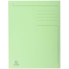 Mapp EXACOMPTA 3-kl kartong 280g A4 grön