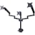 StarTech.com Triple Monitor Desk Mount For Up To Three 27in