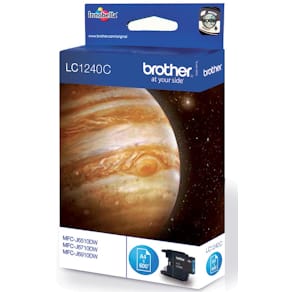 Inktcartridge Brother LC-1240C, cyaan, 600 pagina's, OEM