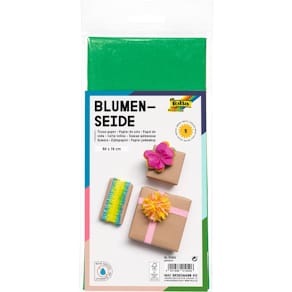 Blumenseide Folia, 50 x 70 cm, grün