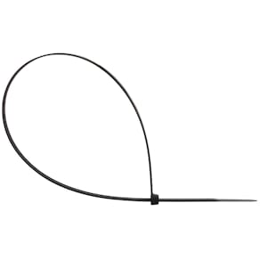 Kabelbinder Q-CONNECT, 400 x 4,8 mm, pak van 100 stuks, zwart