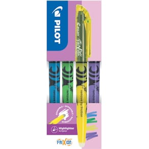 Markeerstift Pilot FriXion Light, doos van 4 stuks: geel