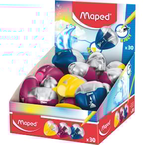 Potloodslijper Maped I-Gloo Eject, 1-gaats, geassorteerde kleuren