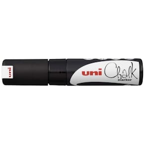 Kridtmarker Uni-ball Ocean Care 1,8–2,5 mm rund, sort, 6 stk