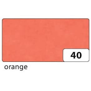 Drachenpapier Folia, 42g/m², orange, 70x100 cm, 25 Bogen, gefalzt