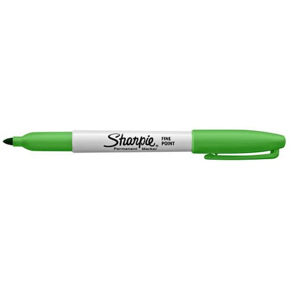Merkepenn SHARPIE F 0,9mm lime