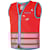 Fluohesje Wowow Crazy Monster Jacket, rood, L (kind)