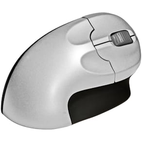 Maus BakkerElkhuizen Grip Wireless, silber-metallic