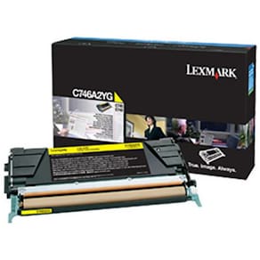 Toner LEXMARK C746A3YG Gul