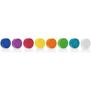 Magnete Magnetoplan Wood Series, rund, sortiert, 8 St.