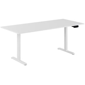 Skrivbord Ergo 2-motorigt 180x80cm vit