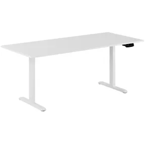 Skrivbord Ergo 2-motorigt 180x80cm vit