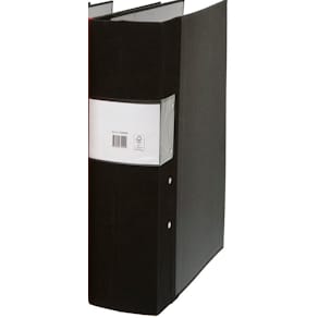 Träryggspärm A4 80mm svart