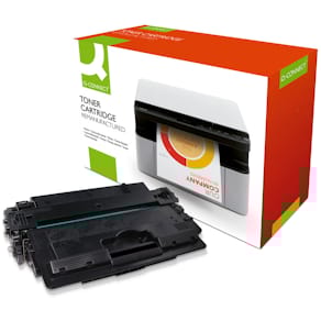 Lasertoner Q-CONNECT K15724QC, ersetzt HP CF214X, schwarz, 17.500