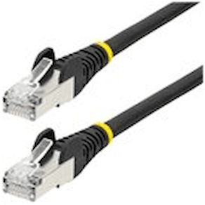 StarTech.com 7.5m CAT6a Ethernet Cable - Black - Low Smoke Zero
