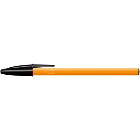 Kulepenn BIC Orange F sort 20st