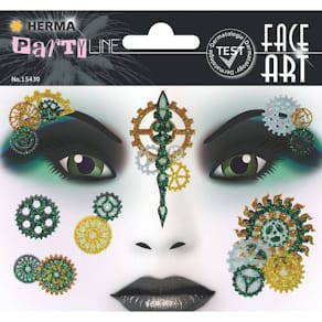 Gesichtsaufkleber HERMA Face Art Decor Steampunk Marie, sortiert,