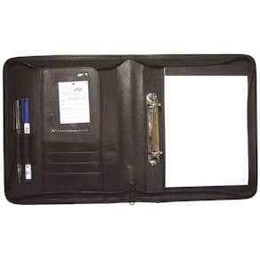 Ringbind STAEDTLER A5, 2 ringe, sort kunstlæder, 10 stk