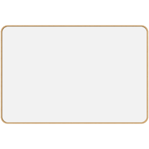 Lintex FRAME Glastavla, SILK-GLASS®, 1500 × 1000 × 50 mm, Pure