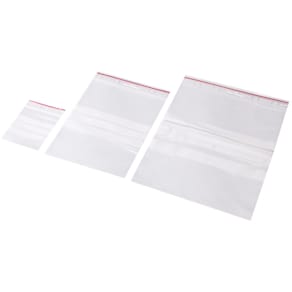 Lynlåspose m. skrivefelt, 60 x 80 mm, 50 µm, 1000 stk